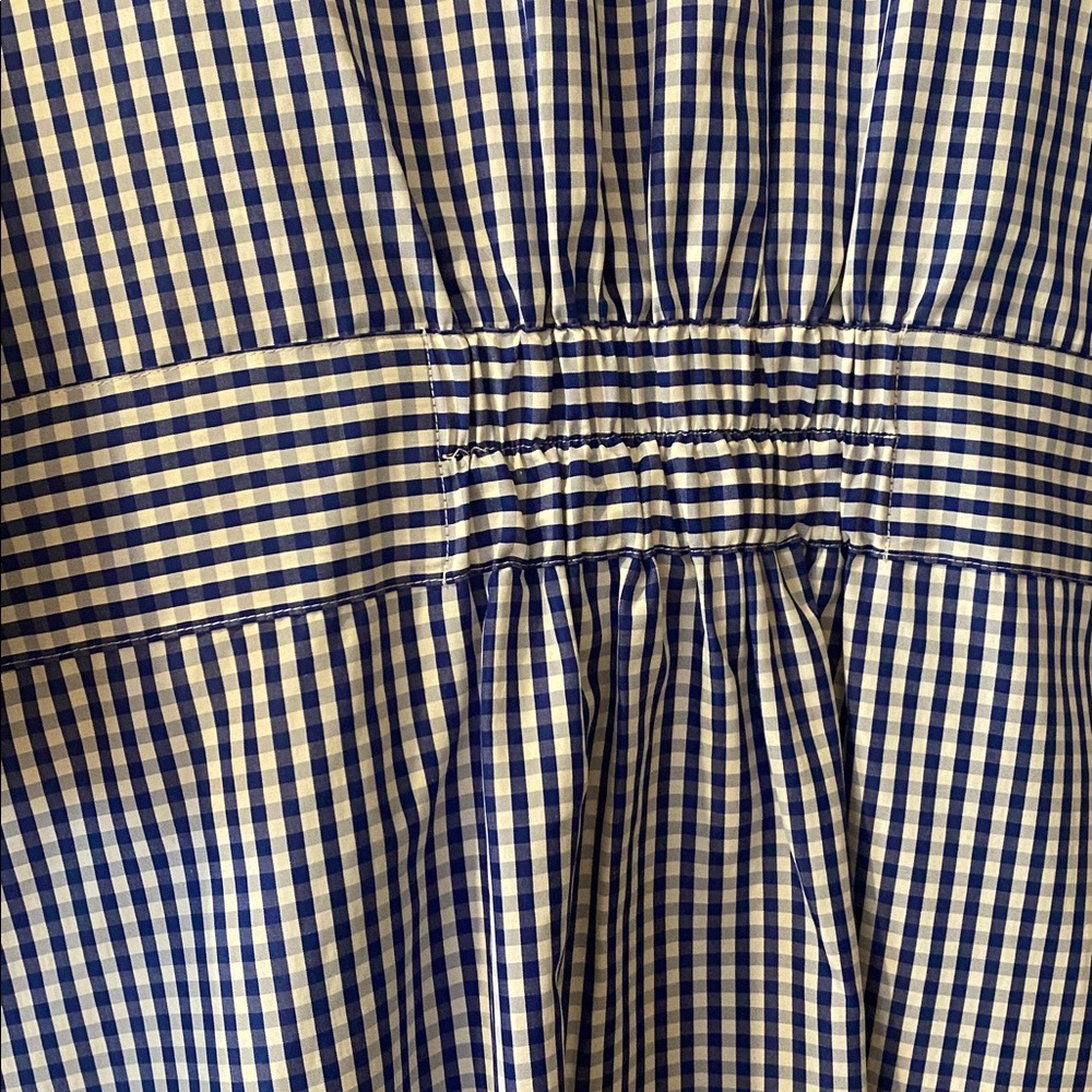 NWOT. Gretchen Scott Checkered Cotton Shirt Dress. Sz. XL - Picture 10 of 11